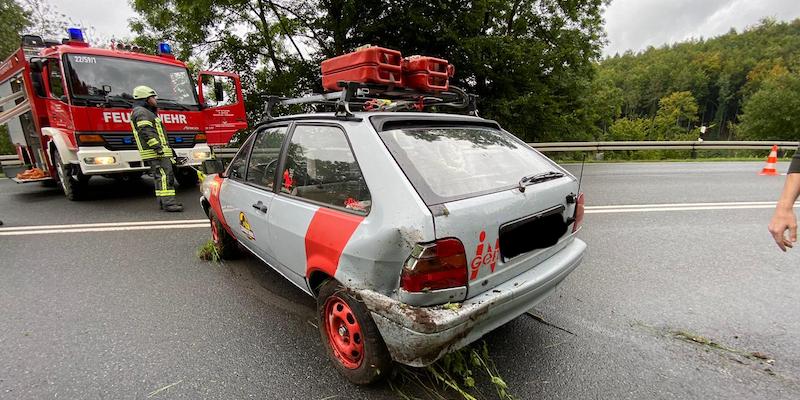 Auto im Graben gelandet: Einsatz für die Feuerwehr Eschershausen